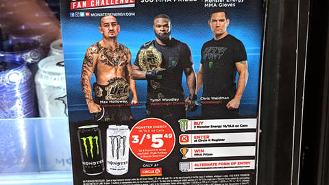 Monster Energy Circle K 'Ultimate Fan Challenge' Cooler Cling