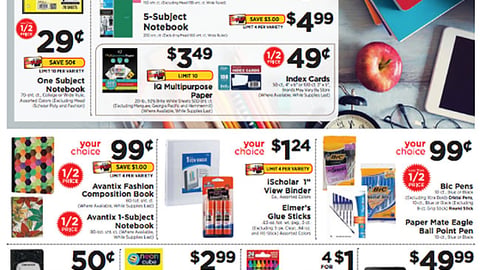ShopRite 'Back to School Savings' Feature