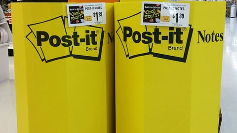 Post-It Dump Bin