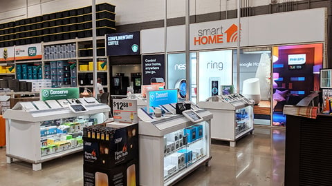 Home Depot 'Smart Home' Section