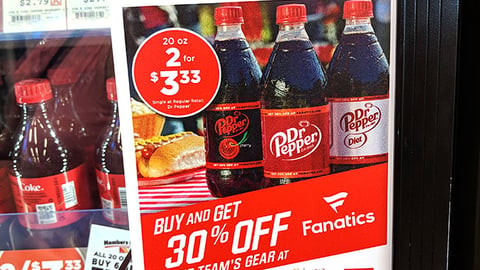 Dr Pepper Circle K Fanatics Cling