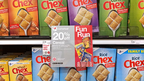 Target 'Fun Run' Shelf Sign