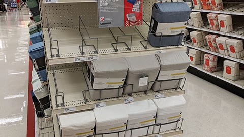 Target 'Fun Run' Shelf Sign