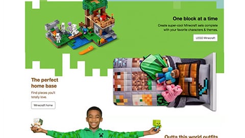 Target Minecraft Page