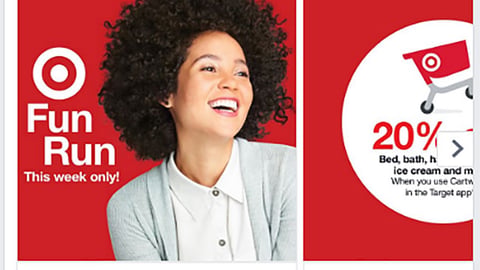 Target 'Fun Run' Facebook Update