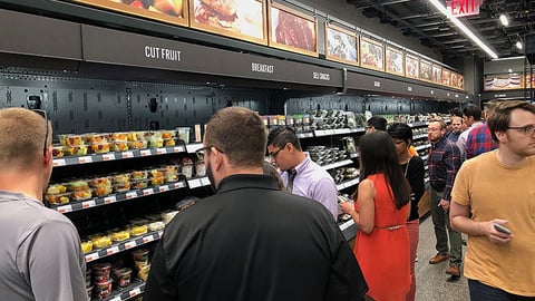 Amazon Go 'Cut Fruit' Coolers