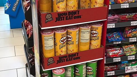 Pringles '7-Layer Dip' 7-Eleven Floorstand