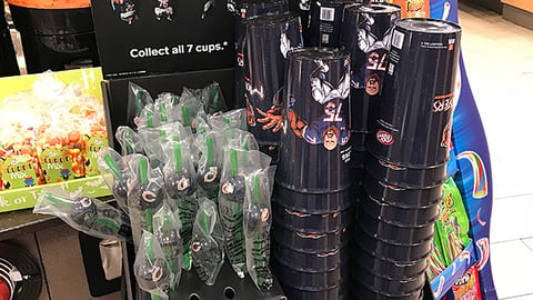 Dr Pepper Chicago Bears 7-Eleven Floorstand
