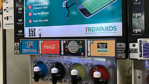 7-Eleven 'Get Your Game On' Translite Sign