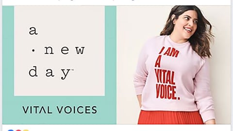 Target A New Day + Vital Voices Facebook Update