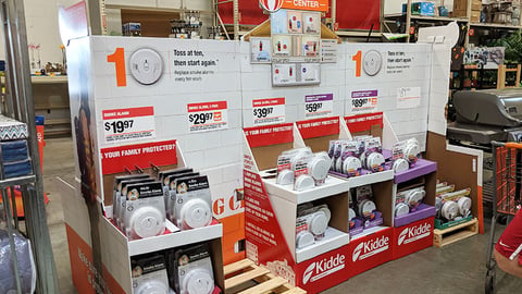 Kidde Home Depot 'Fire Safety Center' Pallet Train