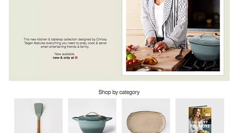 Target Cravings by Chrissy Teigen Web Page