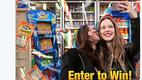 7-Eleven Fini Tornadoes 'Track the Flavor Storm' Twitter Update