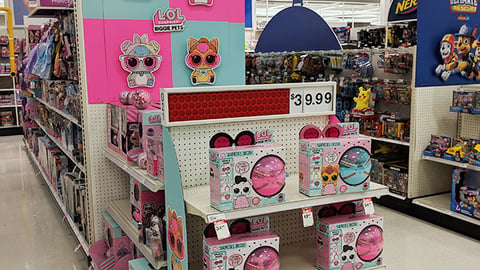 L.O.L. Surprise Biggie Pets Endcap