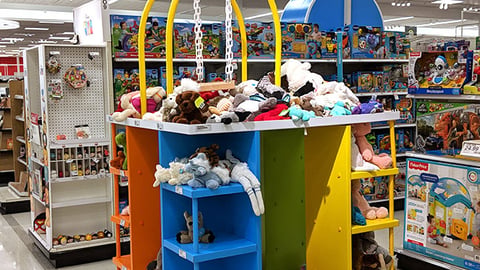 Super Target Plush Toy Display