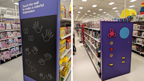 Super Target Interactive Endcaps