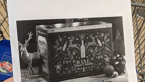 Aldi 'Festive Collection' Wine Advent Calendar Ticket