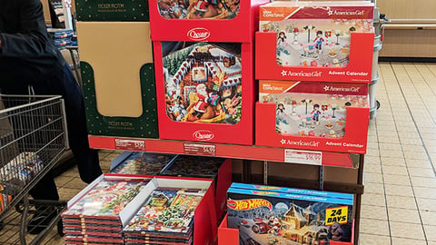 Advent Calendars Endcap