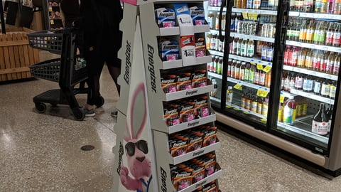 Energizer '$5 Reward' Floorstand