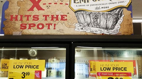 Kroger 'Treasure EmporiYum' Cooler Header