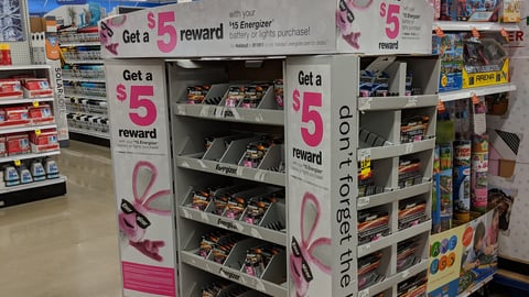 Energizer '$5 Reward' Half Pallet