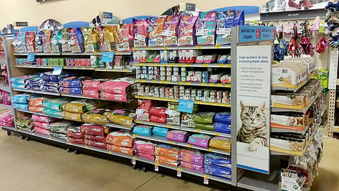 PetSmart Solid Gold Gondola
