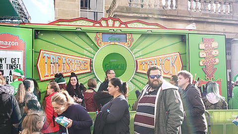 Amazon 'The Grinch' Treasure Truck