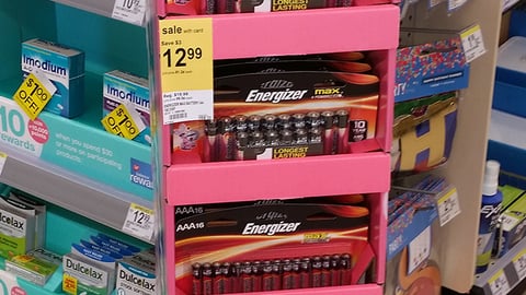 Energizer Walgreens Floorstand