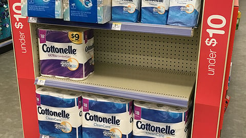 Kimberly-Clark Walgreens 'Red Nose Day' Endcap