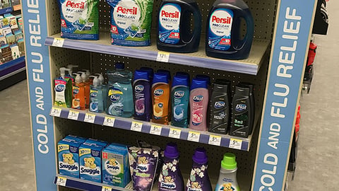 Henkel Walgreens 'Red Nose Day' Endcap