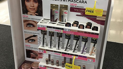 L'Oreal Walgreens 'Cosmetics' Endcap