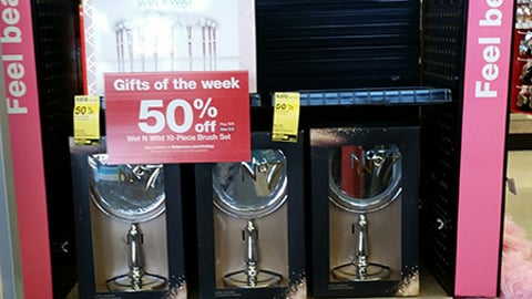 Walgreens 'Beauty Gift of the Week' Endcap