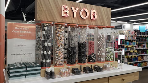 Walgreens Birchbox BYOB Station