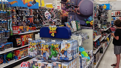 'Toy Story 4' Target Endcap