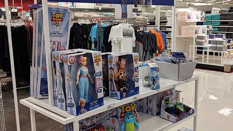 'Toy Story 4' Target Rolling Rack