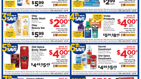 ShopRite P&G '7 Ways to Save' Feature