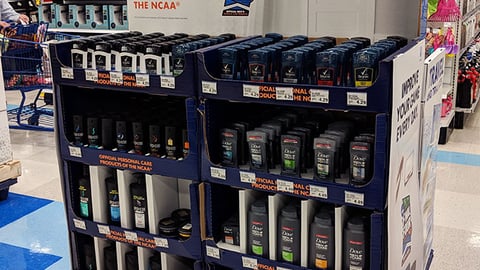 Unilever 'Improve Your Game Every Day' Pallet Display