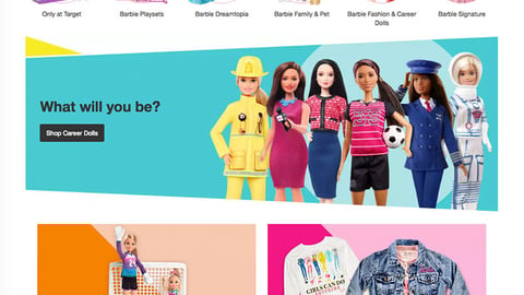 Target Barbie Character Shop