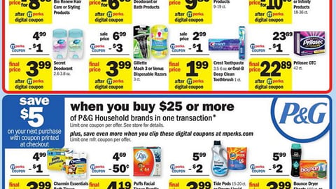 Meijer P&G 'Save $5' Features