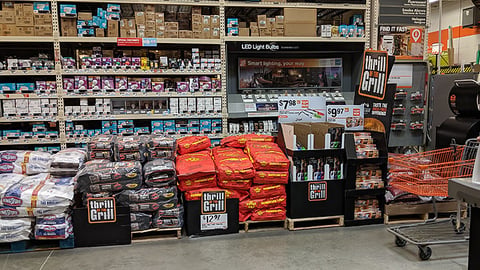 Home Depot 'Thrill of the Grill' Pallet Train