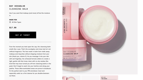 Versed Target Product Page