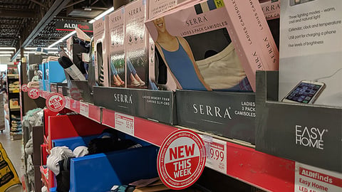 Aldi 'New This Week' Shelf Talkers