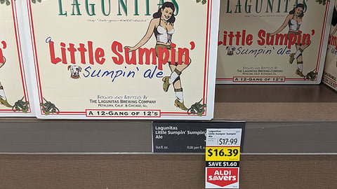 Aldi 'Savers' Shelf Tags