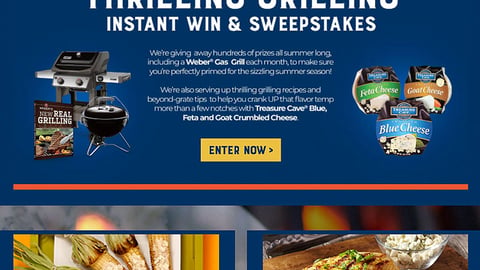 Safeway Treasure Cave 'Thrilling Grilling' Promotional Page