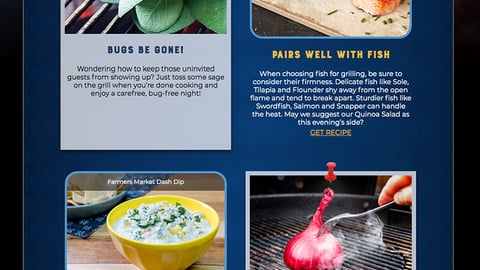 Treasure Cave 'Thrilling Grilling' Page