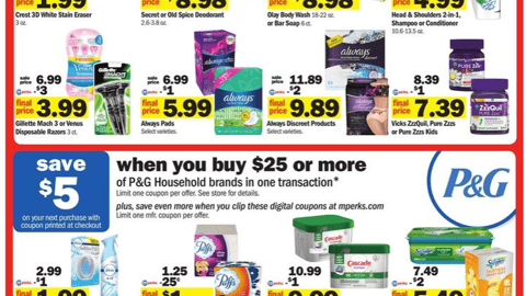 Meijer P&G 'Save $5' Features