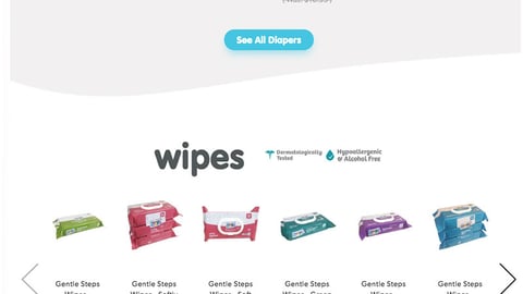 Dollar General Gentle Steps Promotional Page