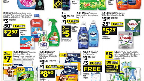 Dollar General P&G 'Save $5' Features