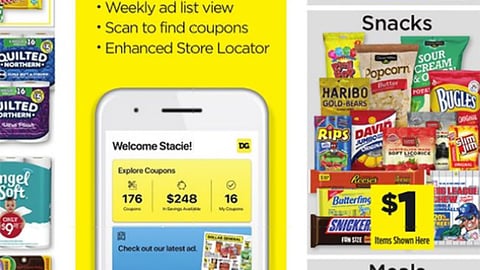 Dollar General 'New DG App' Digital Feature