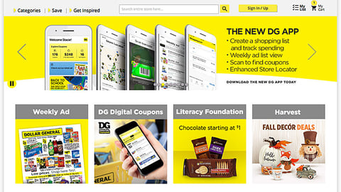 Dollar General 'New DG App' Carousel Ad